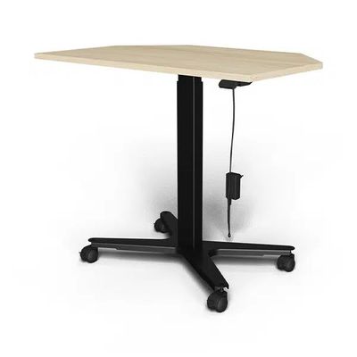 3760350282132-Bureau ELLIOT d'angle L100 - pieds noir - plateau imitation chêne--0