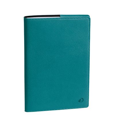 3371010476268-Agenda Toscana Ministre avec répertoire - 1 semaine sur 2 pages - 16 x 24 cm - turquoise - Quo Vadis--0