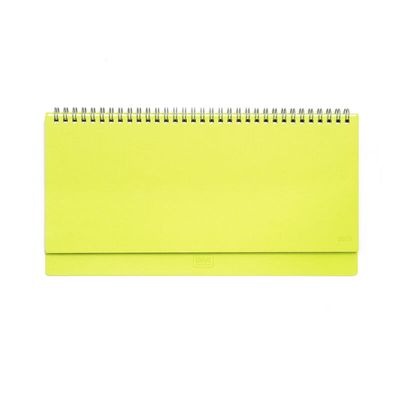 8054117625979-Agenda à spirale Colours Collection - planificateur de bureau - 1 semaine par page - 29 x 15 cm - vert--0