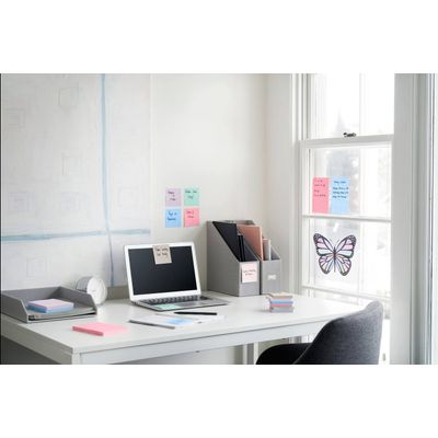 4054596925953-Post-it - 6 Blocs notes de 90 feuilles Super Sticky Post-it Soulful  - couleurs assorties - 76 x 76 mm--7