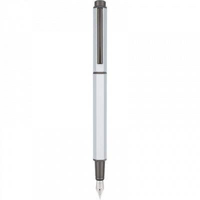3664447136141-Oberthur Belgrade - Parure de stylo plume et roller - argent--1