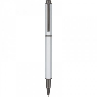 3664447136141-Oberthur Belgrade - Parure de stylo plume et roller - argent--2