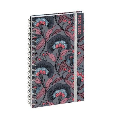 3660942076029-Agenda Lady Color Design - 1 semaine sur 2 pages - 9 x 16 cm - disponible dans différentes couleurs - --1