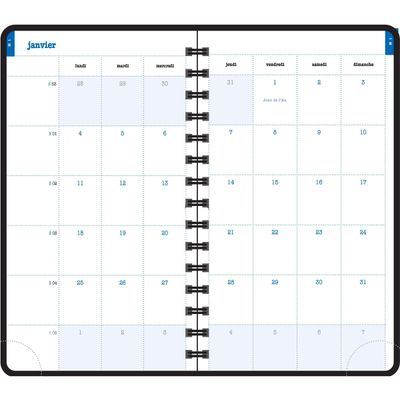 3660942076050-Agenda Lady Kaa - 1 semaine sur 2 pages - 9 x 16 cm - disponible dans différentes couleurs - Exacompta--4