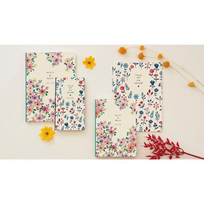 3660942080095-Agenda Green by Julie Adore - 1 semaine sur 2 pages - 16 mois  - 9 x 16 cm - bleu - Exacompta--1