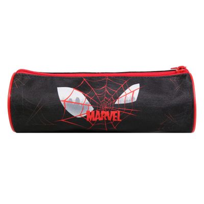 3666311013022-Trousse ronde Spiderman - 1 compartiment - noir - Bagtrotter--2