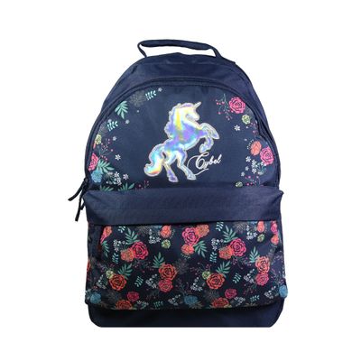 3666311012155-Sac à dos Cybel - 2 compartiments - bleu - Bagtrotter--0