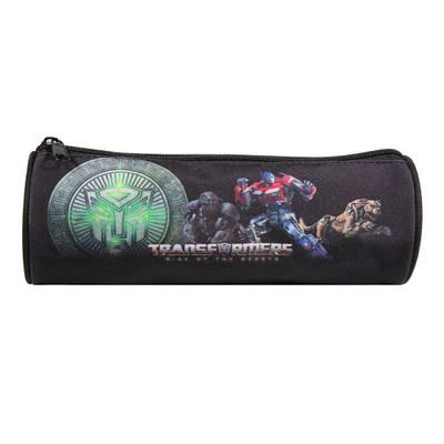 3666311010595-Trousse ronde Transformers - 1 compartiment - vert - Bagtrotter--0