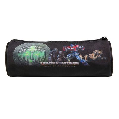 3666311010595-Trousse ronde Transformers - 1 compartiment - vert - Bagtrotter--2