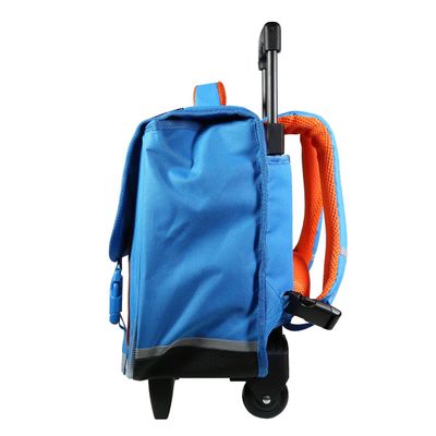 3666311009858-Cartable à roulettes Phileas Skate 38 cm - 2 compartiments - bleu - Bagtrotter--1