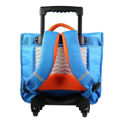 3666311009858-Cartable à roulettes Phileas Skate 38 cm - 2 compartiments - bleu - Bagtrotter--2