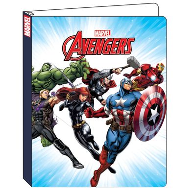 3666311007878-Classeur Avengers - 26 x 31,5 cm - bleu - Bagtrotter--0