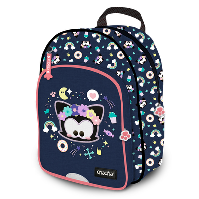 3661507620374-Sac à dos maternelle Chacha Kinky - 1 compartiment - bleu - Kid'Abord--0