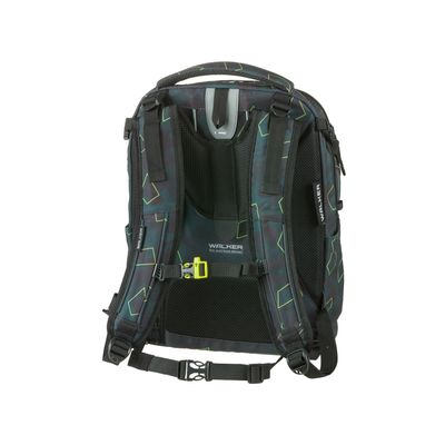 9002638228024-Sac à dos Walker College 2.0 - 2 compartiments - vert polyygone--1