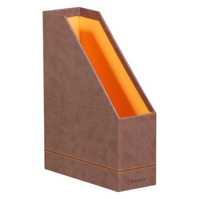 3037923188338-RHODIA Rhodiarama - Porte-revues - chocolat - en polyuréthane--1