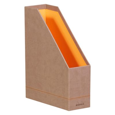 3037923188345-RHODIA Rhodiarama - Porte-revues - taupe - en polyuréthane--1