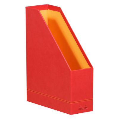 3037923189335-RHODIA Rhodiarama - Porte-revues - coquelicot - en polyuréthane--1