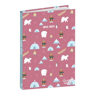 3371010496723-Agenda Louise & Arthur - 1 jour par page - 12 x 17 cm - inuit - Quo Vadis--0