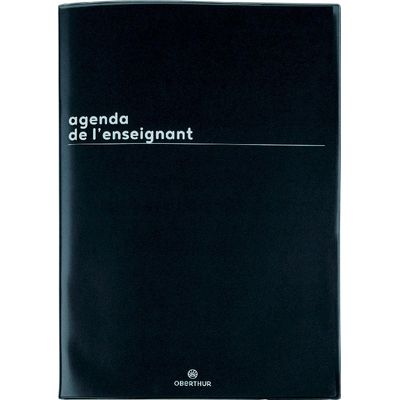 3664447149943-Agenda de l'Enseignant Boréal - 21,5 x 30 cm - noir - Oberthur--0
