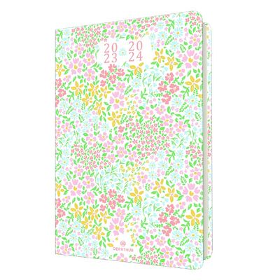 3664447145242-Agenda Chelsea 25 - 1 semaine sur 2 pages - floralie - Oberthur--0