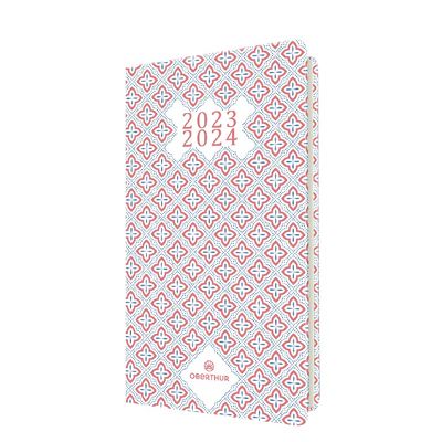 3664447145341-Agenda Chelsea 16 poche - 1 semaine sur 2 pages - étoiles florales - Oberthur--0