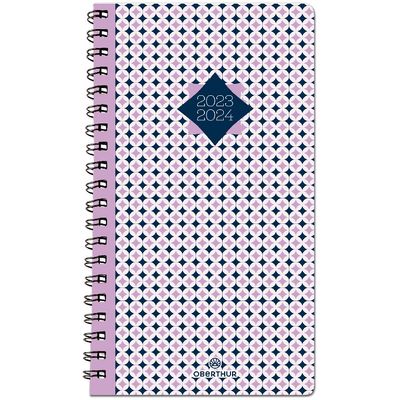 3664447146294-Agenda à spirale Graphik 16 poche - 1 semaine sur 2 pages - Vichy - Oberthur--0
