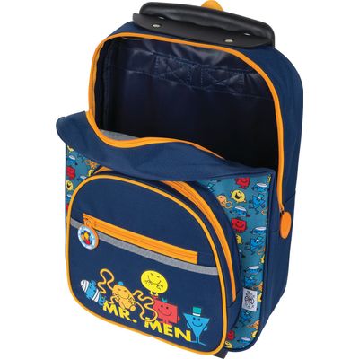 3664447149516-Petit Sac à dos à roulettes Monsieur Madame - 1 compartiment - mr men - Oberthur--5