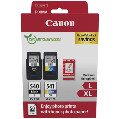 8714574679341-Canon PG-540L/CL-541XL - Pack de 2 - noir, couleur (cyan, magenta, jaune) - cartouche d'encre originale--0