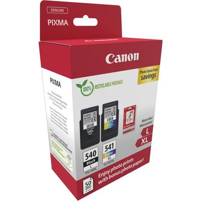 8714574679341-Canon PG-540L/CL-541XL - Pack de 2 - noir, couleur (cyan, magenta, jaune) - cartouche d'encre originale--1