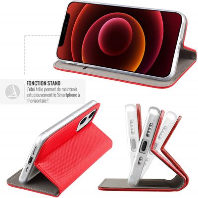 5900217917915-JAYM - étui folio pour Samsung A13 - rouge--2