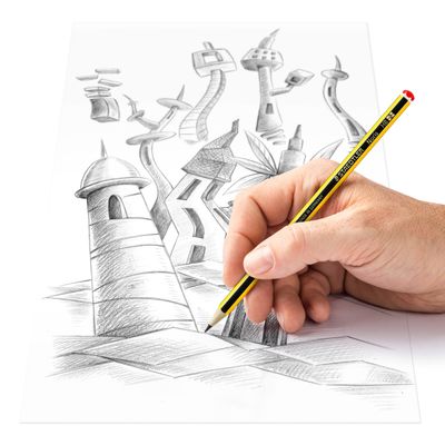 4007817120361-STAEDTLER Noris 120 - crayon - HB (pack de 6)--3