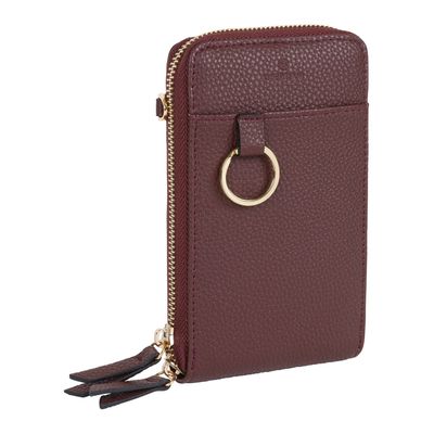 3664447160641-Oberthur - Sac téléphone Lady Bradford - bordeaux--1
