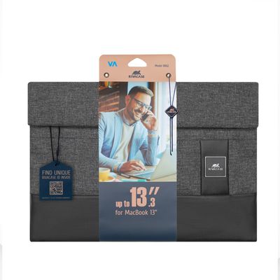 4260403578186-RIVACASE Lantau - Housse pour ordinateur portable 13,3" - mélange noir--7