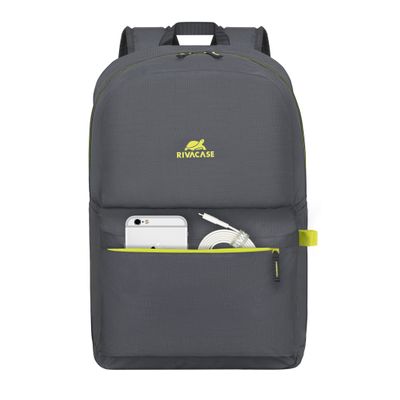 4260403577868-RIVACASE Mestalla - Sac à dos pour ordinateur portable 15,6" - gris--11