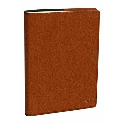 3371010498840-Agenda Marlow Carla Prestige avec répertoire - 1 semaine sur 2 pages - 8 x 10,5 cm - camel - Quo Vadis--0