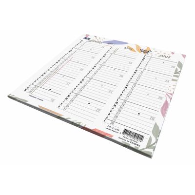 3371010501014-Quo Vadis Exotique - Calendrier origami 3 mois par face - 13 x 26 cm--0