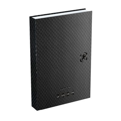 3147280267017-Agenda Ophio - 2 jours par page - 7,4 x 11 cm - noir - Oxford--0
