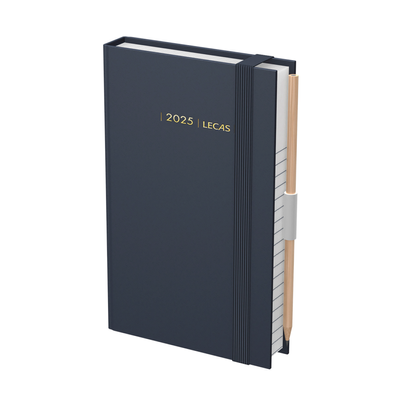 3147280262111-Lecas Chantier - Agenda 1 jour par page avec crayon - 8 x 13 cm - gris--0