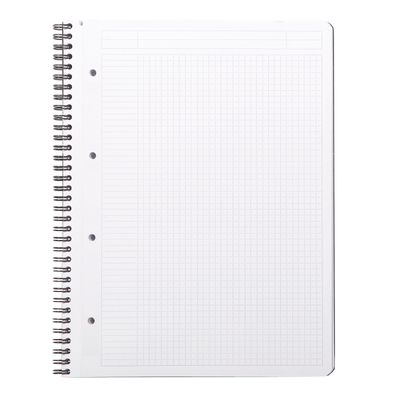 3037921199121-RhodiActive Greenbook - Cahier à spirale 100% recyclé - A4+ (22,5 x 29,7 cm) - 160 pages 90 g/m² - petits carreau--2