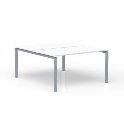 3617350005325-Bureau Bench CONECT - L180 x P165 cm - plateau blanc - pieds gris--0