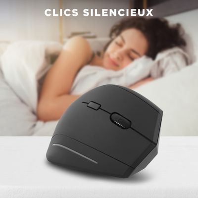 3303170113967-T'nB Ergo - Souris sans fil ergonomique pour droitier - noir--6