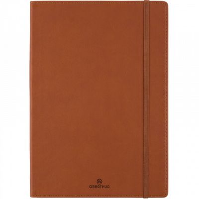 3664447151816-Oberthur - Carnet de notes souple A4 - ligné - 200 pages - cognac--0