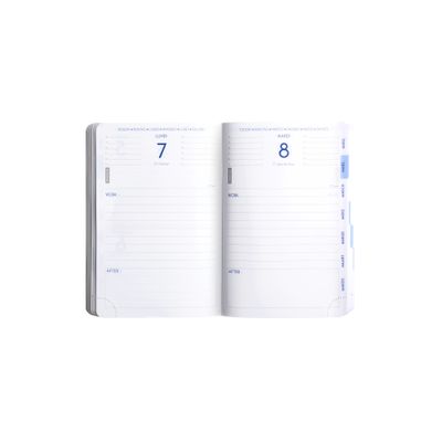 3660942081986-Agenda Verone - 1 jour par page - 10 x 15 cm - bleu canard - Exacompta--1