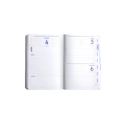 3660942081986-Agenda Verone - 1 jour par page - 10 x 15 cm - bleu canard - Exacompta--2