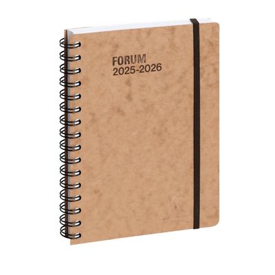 3660942077330-Agenda à spirale Age Bag - 1 jour par page - 15 x 21 cm - havane - Exacompta--0