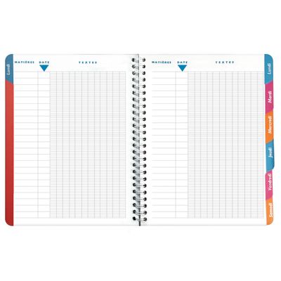 3660942084260-Cahier de textes à spirale Dragon Ball S - 17 x 22 cm - bleu - Exacompta--1