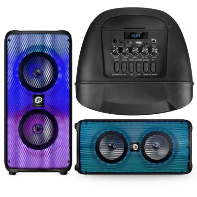 5407008510466-Festisound Venice26 - Enceinte autonome sur batterie avec micro et télécommande - led rvb - 300 watts--2