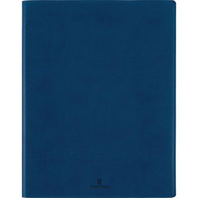 3664447169224-Agenda Dayton - 1 semaine sur 2 pages - 22 x 28 cm - bleu marine - Oberthur--0