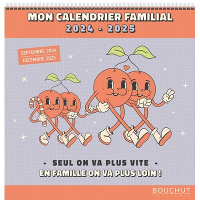 3592930023817-Calendrier familial - grille mensuel - 30 x 30 cm  - Bouchut--0