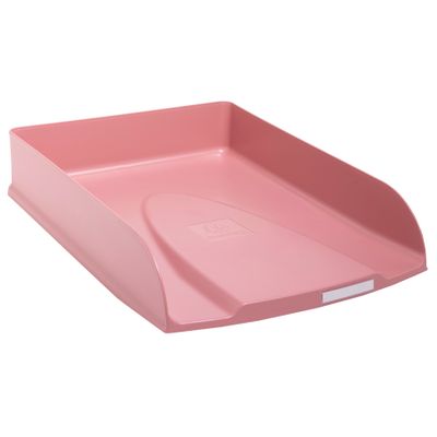 9002493121386-Exacompta Skandi - Corbeille à courrier vieux rose - A4+--0